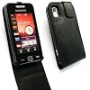 EMARTBUY SAMSUNG S5230 TOCCO LITE BLACK FLIP CASE/COVER/POUCH + SCREEN PROTECTOR