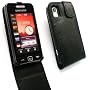 EMARTBUY SAMSUNG S5230 TOCCO LITE BLACK FLIP CASE/COVER/POUCH + SCREEN PROTECTOR