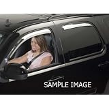Putco 480347 Element Chrome Window Visor - Set of 4
