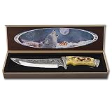 Custom Wildlife Wolf Bowie w/ Display Box