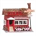 DINER BIRDHOUSE WOOD BIRD FEED HOUSE FEEDER BIRDFEEDER