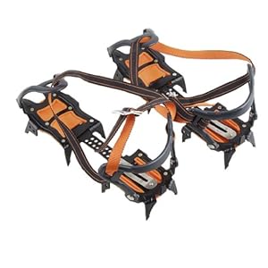 Ice/Snow Boot Shoe Covers 10-Teeth Spike Cleats Crampons Climbing Walking Gripper
