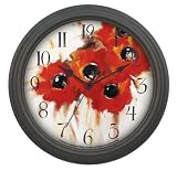 Artistic Wall Clock with Art Barbara Mock's Design