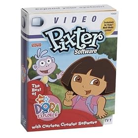 Pixter Multi-Media Video ROM - Dora by Fisher-Price