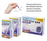 Clearblue Fertilitätsmonitor plus 40 Teststäbchen und 10 proMatris Schwangerschaftstests