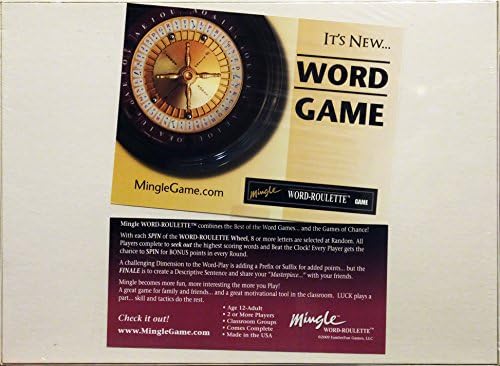 Mingle Word Roulette Game Deluxe Edition