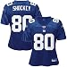 Reebok NFL Equipment New York Giants #80 Jeremy Shockey Navy Blue Ladies Replica Football Jersey