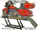 Black Widow Combination Air Hydraulic Motorcycle Table Lift