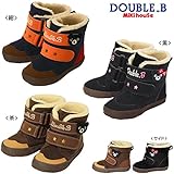 ミキハウス ダブルＢ MIKIHOUSE DOUBLE_B ボアつきベビーウィンターブーツ ベビー用ブーツ(紺)