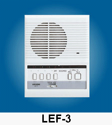 AIPHONE Model LEF-3 3-Call Master, Surface Mount