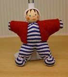 Wooden Toys - Dollhouse Miniature Kathe Kruse Baby Wooden Doll