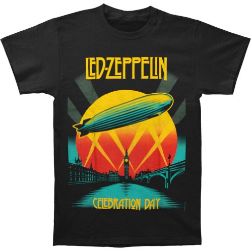 Led Zeppelin Men's Celebration Day T-shirt Black