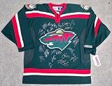 2011 MINNESOTA WILD Team Signed JERSEY 20 Autographs - Autographed NHL Jerseys