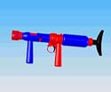 Marshmallow Blaster in Blue and Red