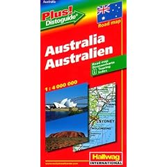 Hallwag Stra�enkarten, Australien: Stra�enkarte mit Sehensw�rdigkeiten, Reiseinformationen, Index und Distoguide. (Road Map)