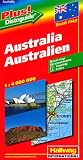Hallwag Stra�enkarten, Australien: Stra�enkarte mit Sehensw�rdigkeiten, Reiseinformationen, Index und Distoguide. (Road Map)