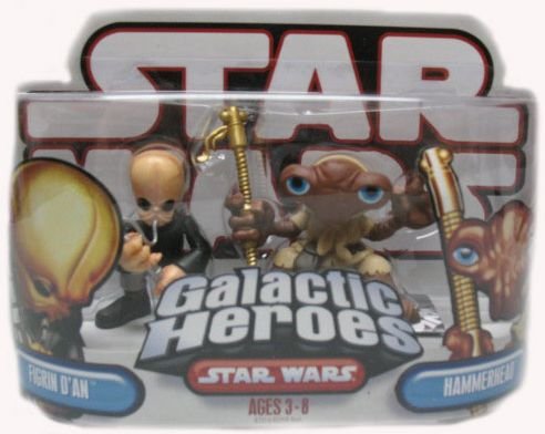Star Wars Galactic Heros Figrin D' An  & Hammerhead