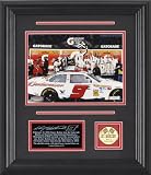 Kasey Kahne 2010 Gatorade 125 Framed 6x8 Photograph with Gold Coin - L E of 125