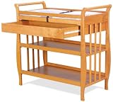 Emily Changing Table with drawer Snowflake White (Pine wood) - Free Shipping