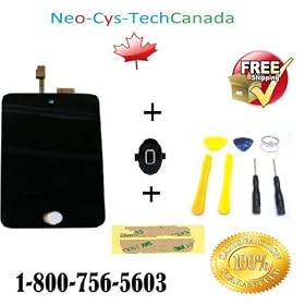 Ipod touch 4 4th gen Touchscreen Digitizer Glass panel all models Free tools +3M Glue+ home button