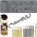 Ultimate Arms Gear Gunsmith & Armorer's Deluxe AR15 AR-15 M4 M16 .223 5.56 Rifle Bench Tool Combo Package Kit: Grey Neoprene Schematics Gun Mat + Powder Coated Steel Armorer's Multi Wrench For Castle Nut Stock Muzzle Brake Flash Hider Free Float Handguard Quad Rail + Cleaner Protector Jet Action Spray Range Field Can Cleans Firearms + 18 pc Steel/Brass Roll Pin Starters Punch Disassembly Takedown