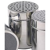 Kitchen Craft Stainless Steel Shaker & Lid Large Hole- gift boxed