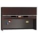 Bush Furniture Milano Harvest Cherry 66 Inch Credenza Hutch