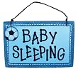 Handmade Exclusive Baby Is Sleeping Door Sign - 100% Painted By Hand