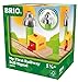 BRIO 33707 First Railway Bell Signal Toddler Toy for Kids 18 Months and Up. Compatible Train Sets, Multi-Colour