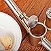 TanGeekor Garlic Press, Ginger Press, Stainless Steel, Clean Easily Mince & Crush & Chop Garlic Cloves & Ginger with Ease
