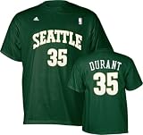 Kevin Durant Seattle Sonics Adidas Name and Number T-Shirt