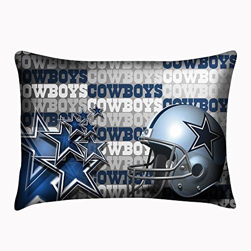 Dallas Cowboys Custom Pillowcase Rectangle Cover Twin Sides Pillowslip Size 20x30 Inch