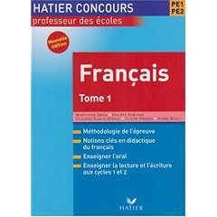 Fran�ais PE1-PE2 : Tome 1
