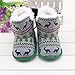 Weixinbuy Infant Baby Boys Girls Ankle Slip-on Shoes Christmas Snow Boots