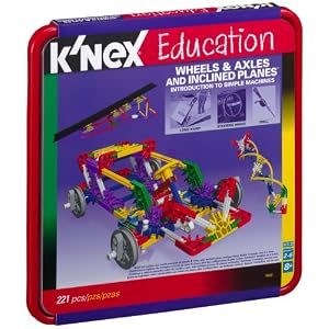 K'NEX EDUCATION Intro to Simple Machines: Wheels, Axels and Inclined Planes-221 pcs by 
