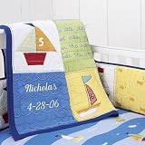 Pottery Barn Kids PBK Baby Boats Nursery Bedding