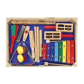 Melissa and Doug Deluxe Band Set by Harmonicas