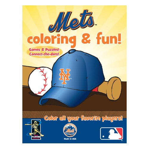 Hawk's Nest Publishing MLB New York Mets Coloring Book