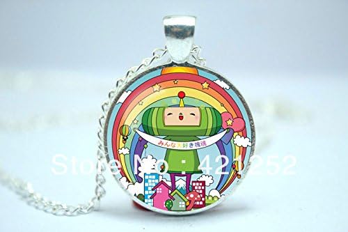 Pretty Lee 2015 Fashion Katamari Damacy Glass Cabochon Dome Pendant Christmas gift