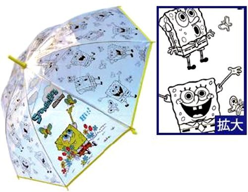 スモールプラネット かさ Sponge Bob お花畑 55CM ポリエチレン SPBUM02