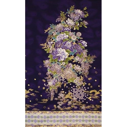 Robert Kaufman 'Imperial Collection 8' Hyacinth Floral