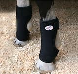 Professionals Choice Equine Bed Sore Boot Front Leg, Pair (Universal Size, Black)