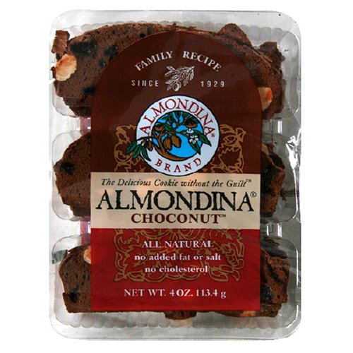 Almondina Almond Cookies, Choconut, 4-Ounce Package (Pack of 7)