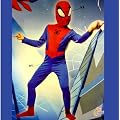 MARVEL COMICS SPIDERMAN SPECTACULAR KIDS 3-5 YEARS FANCY DRESS COSTUME OUTFIT + MASK