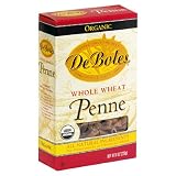 De Boles Pasta Organic Whole Wheat Penne, 8-Ounce Boxes (Pack of 12)