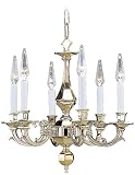 Holtkoetter 16 Wide Italian Cast Brass Chandelier