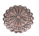 Atlas Homewares 2223-C 1-1/2-Inch Concha Knob, Copper