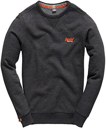 Superdry Orange Label Crew Sweater - Montana Black