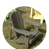 Junior Cedar Adirondack Chair - Moss Green
