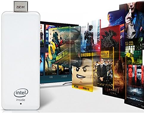 MEEGOPAD T01 Quad Core Windows 8 Mini PC TV Dongle 2G/32G WiFi BT US Plug (White)